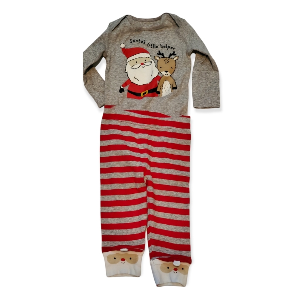 2 Carter's Christmas Outfits 9Months